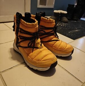 Yellow Kids Winter Boots
